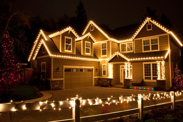 Christmas Light Installation in Hatfield example 1